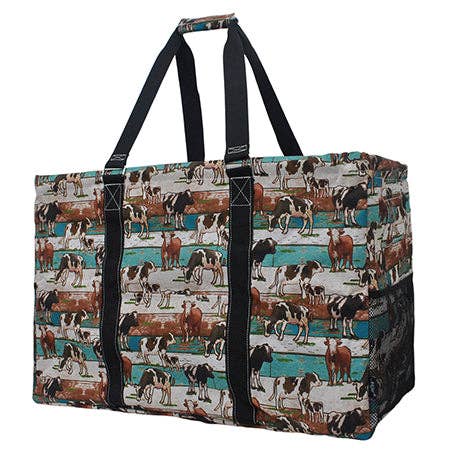 Country Side Moo Utility Tote